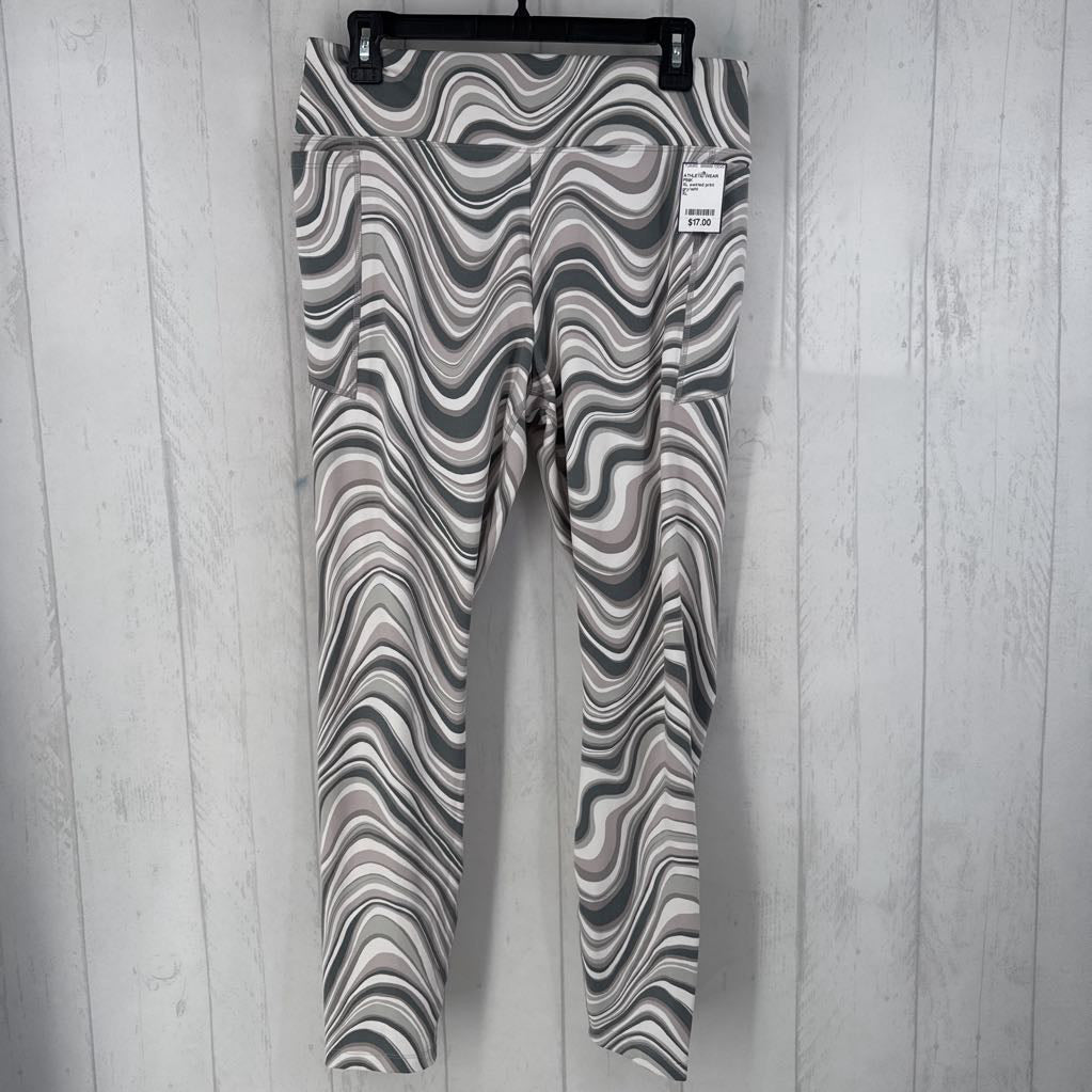 XL swirled print leggings
