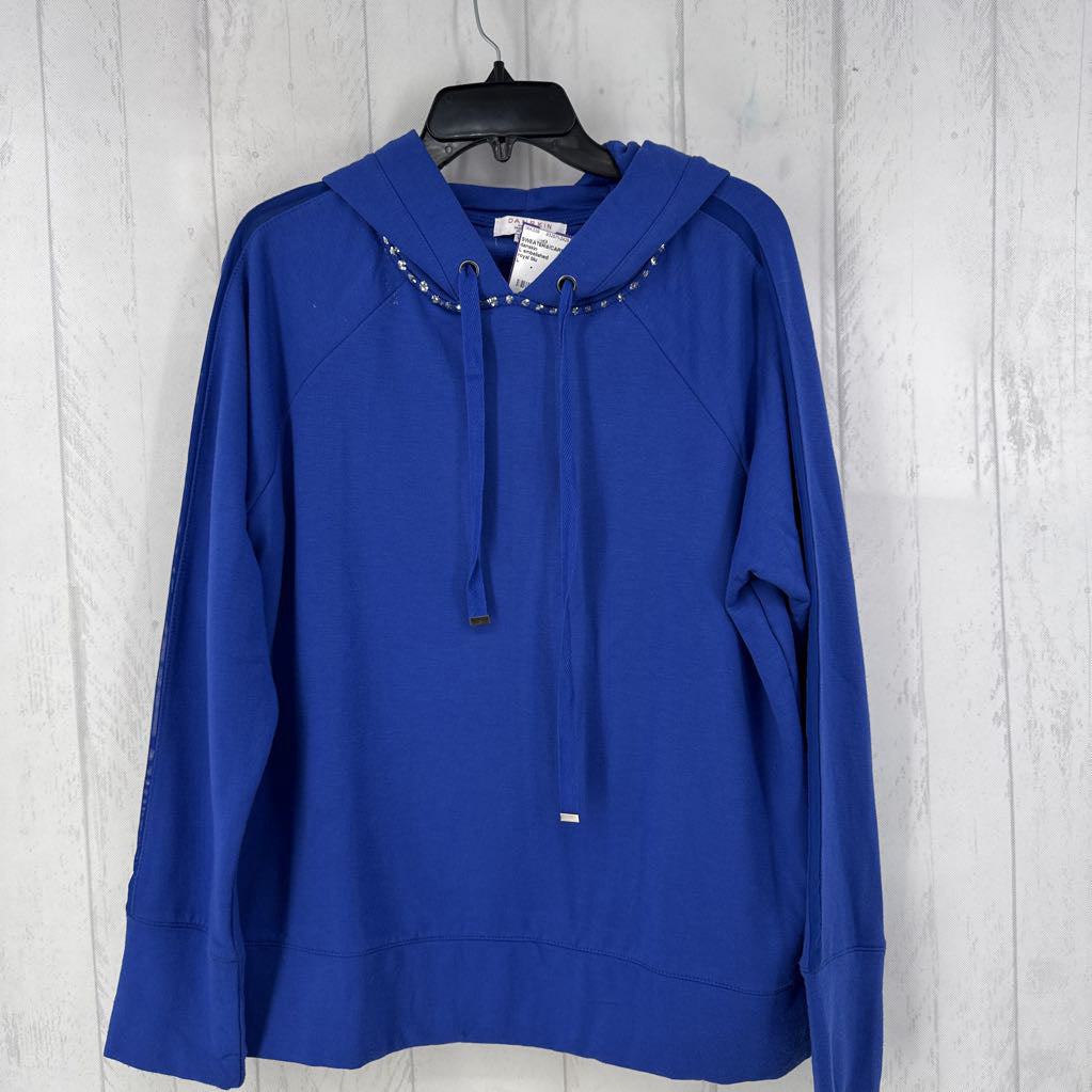 L embelished hoodie