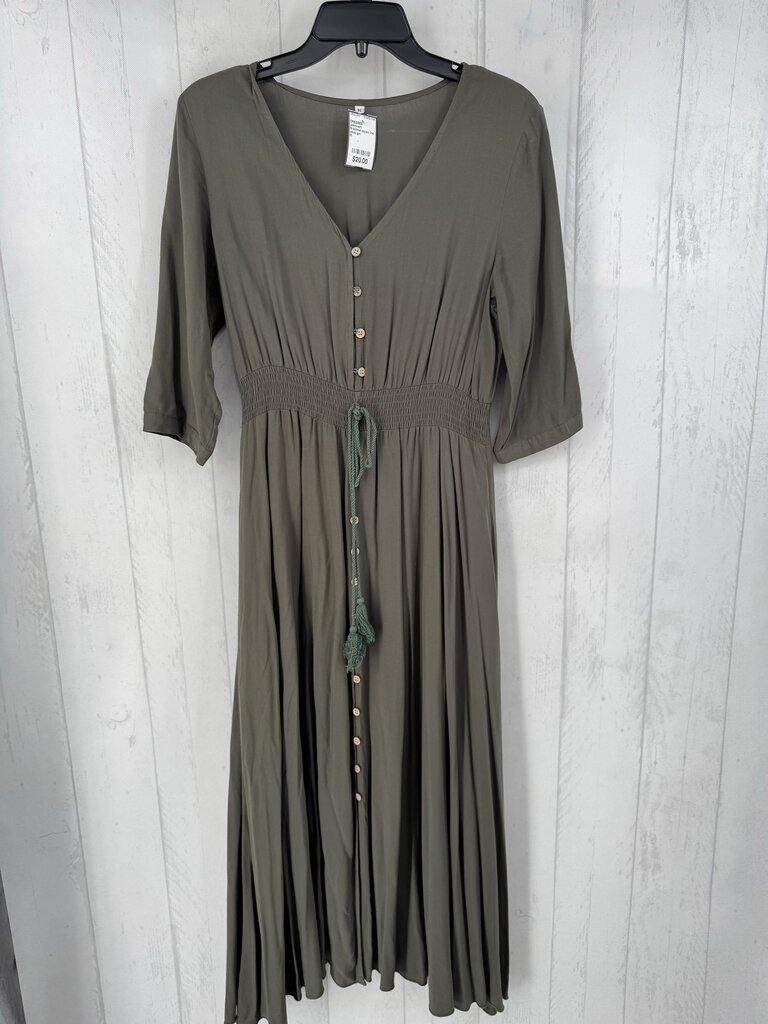 M button down 3/4 slv dress