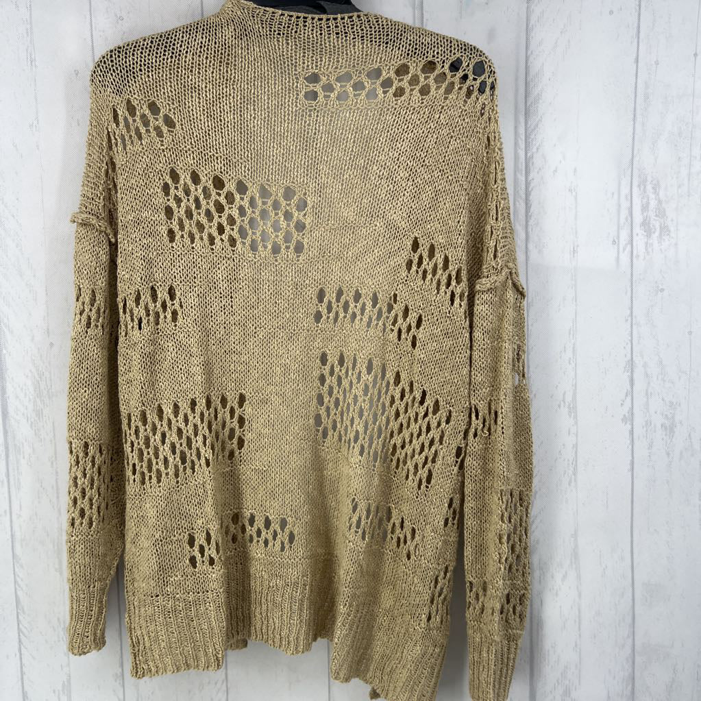 XS l/s open cardigan