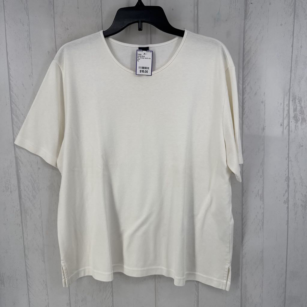 XL scoop neck s/s tee