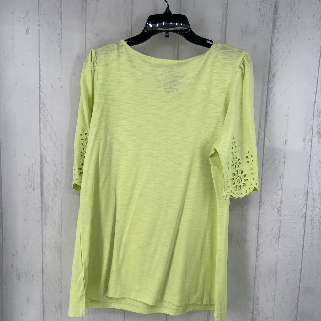 M eyelet slv tee