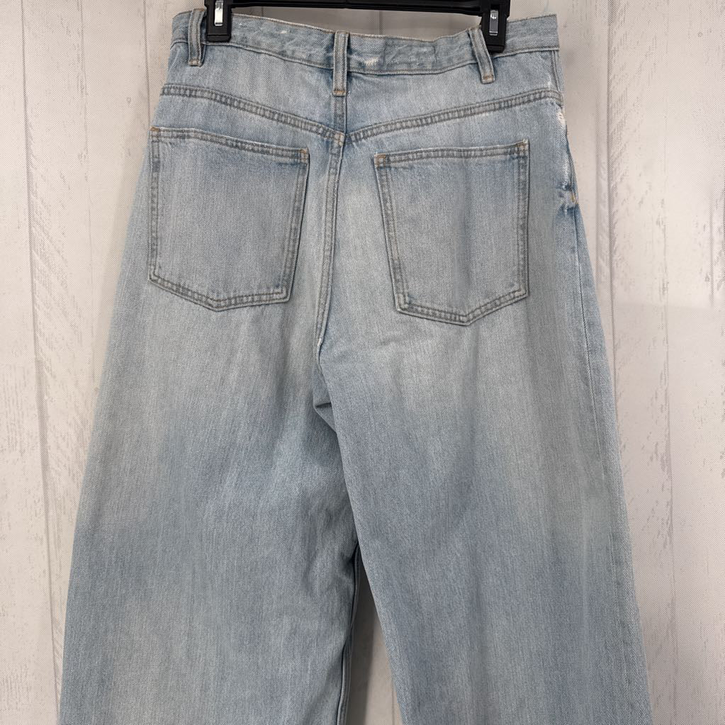 8 wide leg jeans