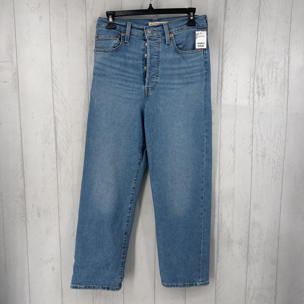 28 straight ankle jeans