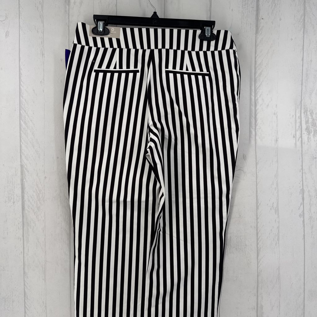 4 striped crop pant