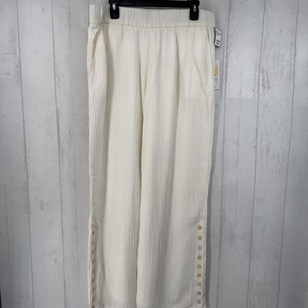 R60 XL gauze wide leg pants