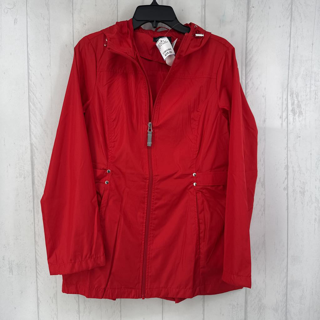 S zip-up rainjacket