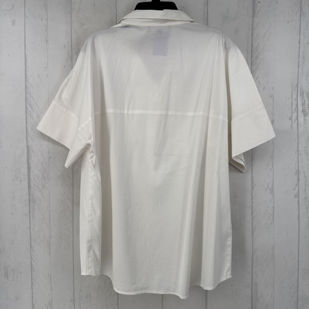 12 button down s/s top