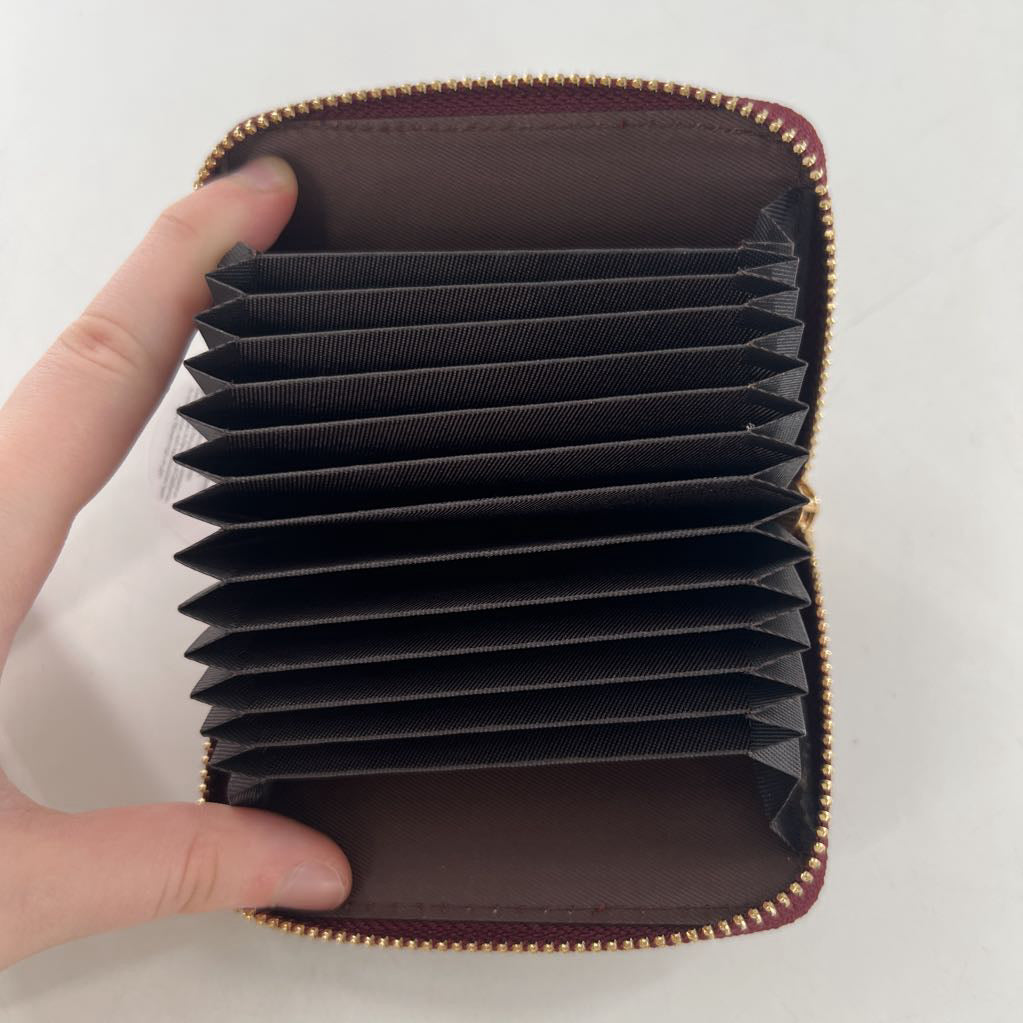 flo print zip around card-holder