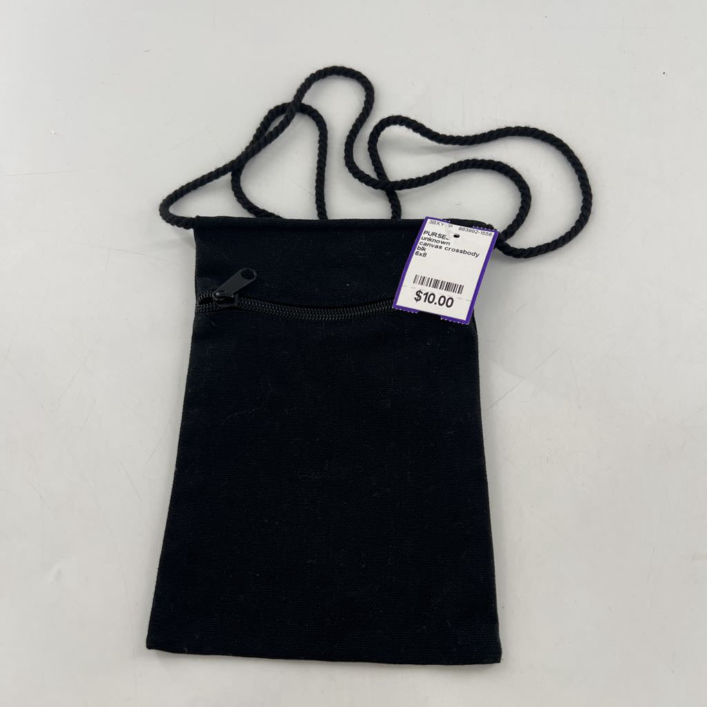 canvas crossbody pouch