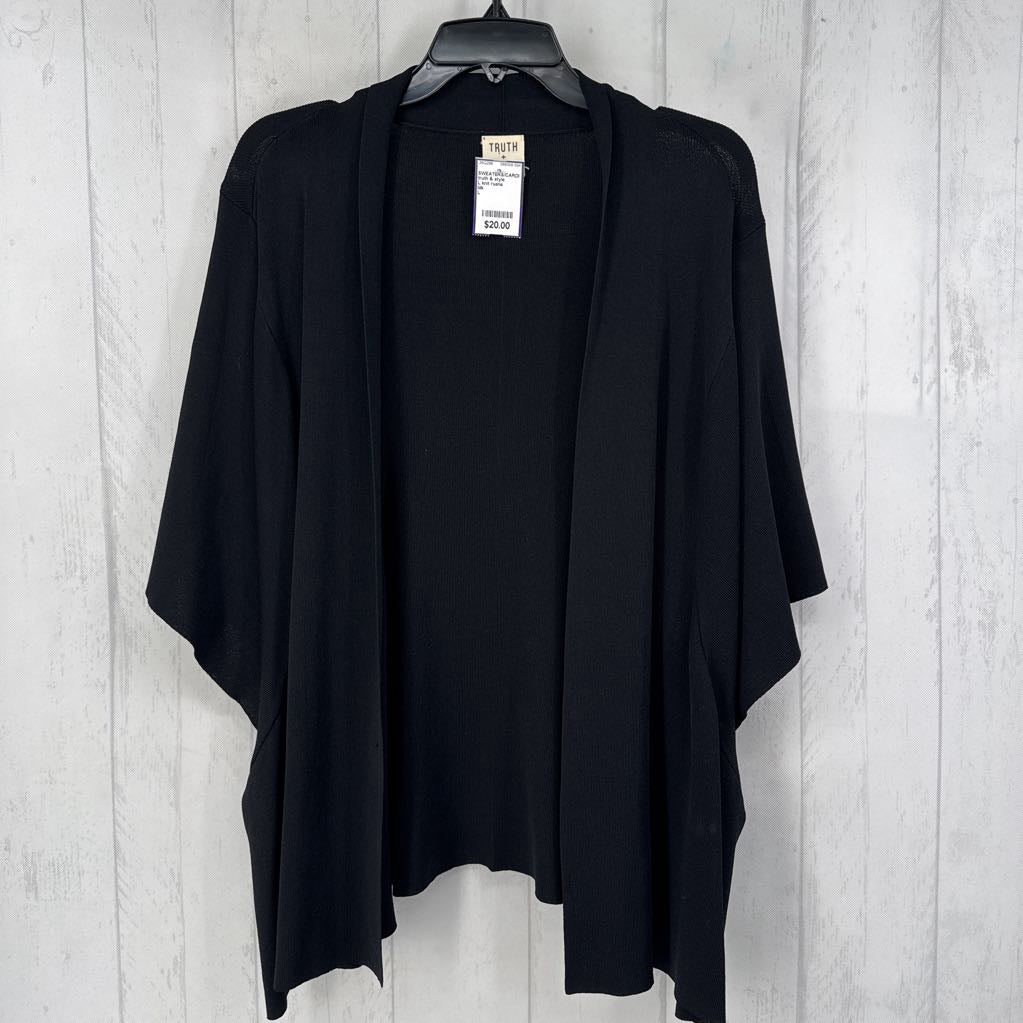 L knit ruana