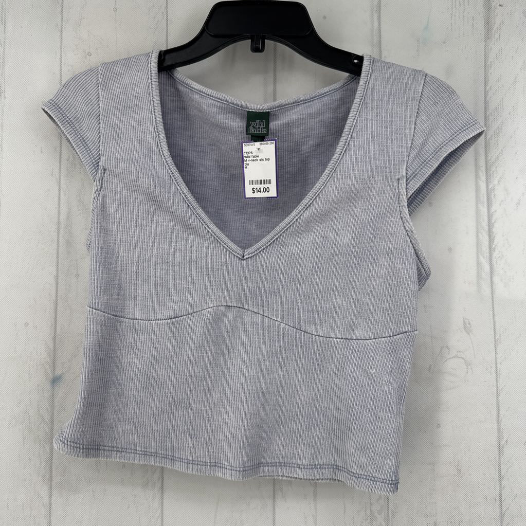 M v-neck s/s top