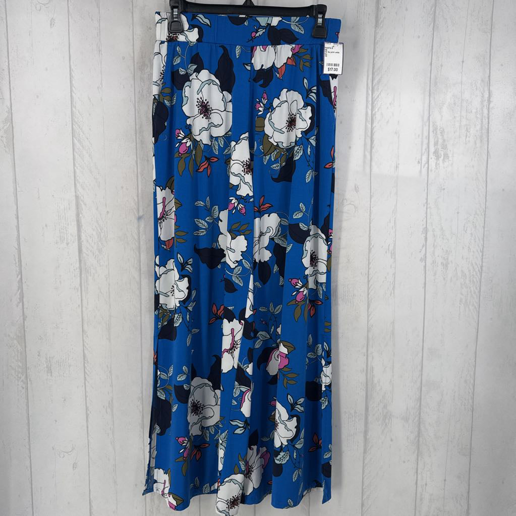 XS flo print wide leg pant