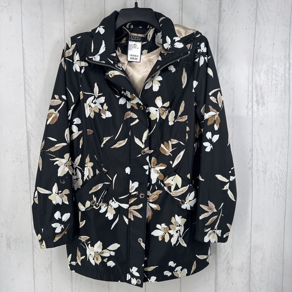 XXS flo print rain coat