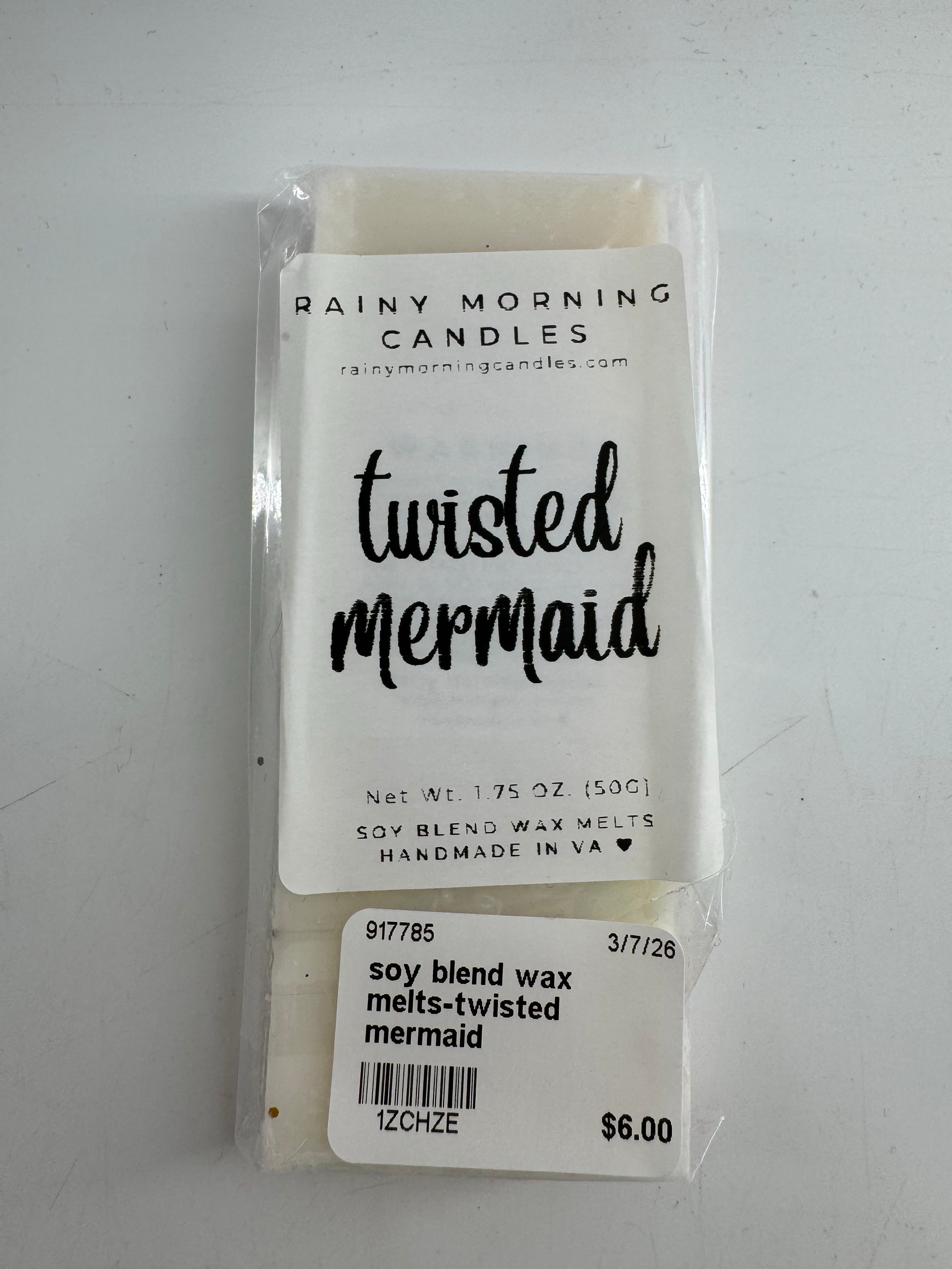 soy blend wax melts-twisted mermaid