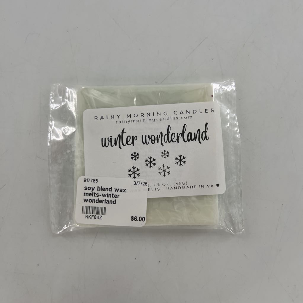 soy blend wax melts-winter wonderland
