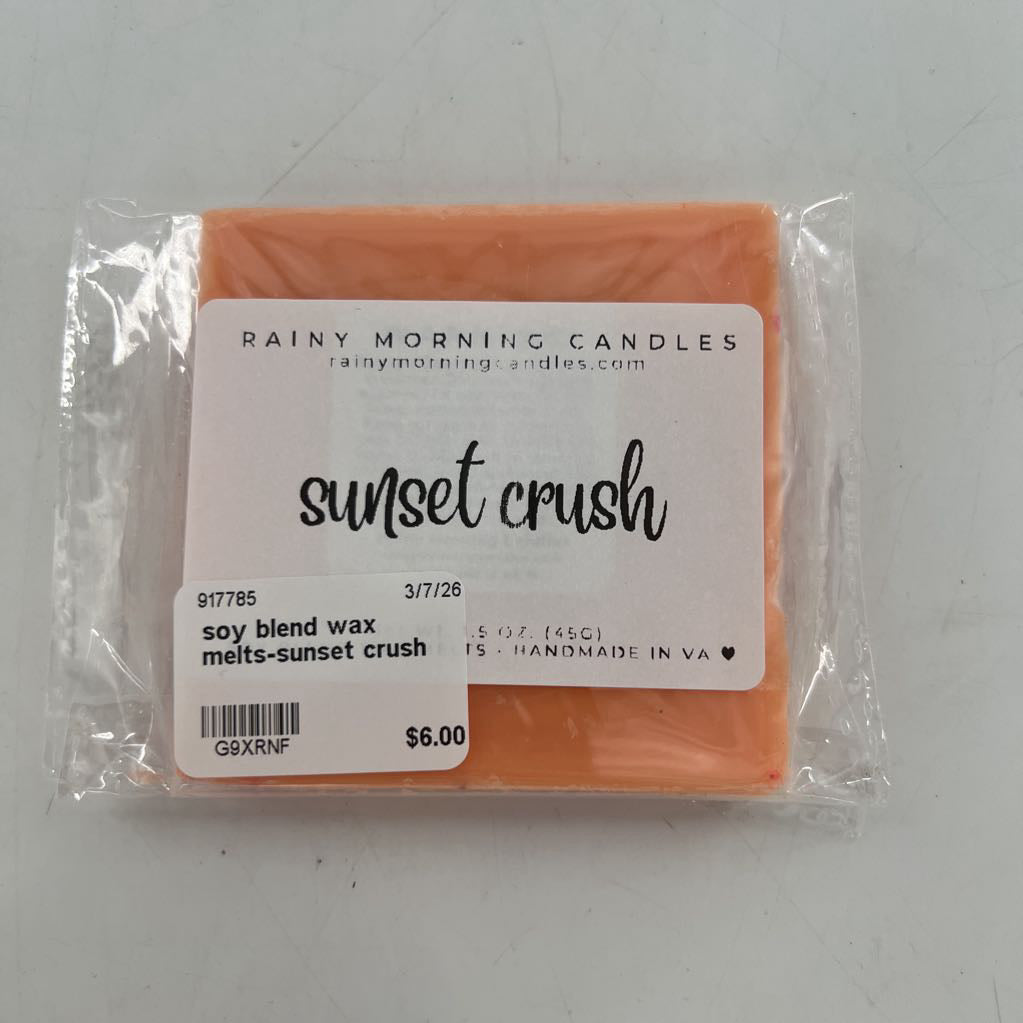 soy blend wax melts-sunset crush