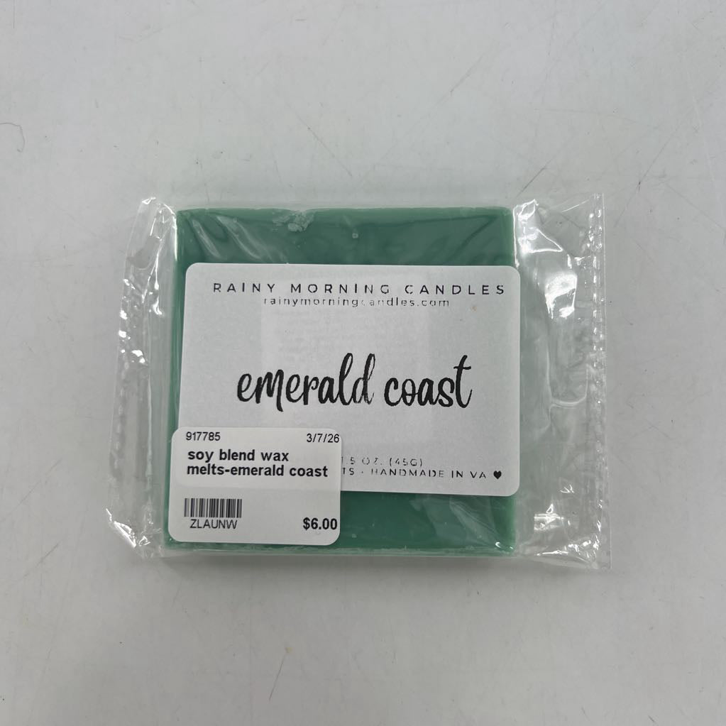 soy blend wax melts-emerald coast