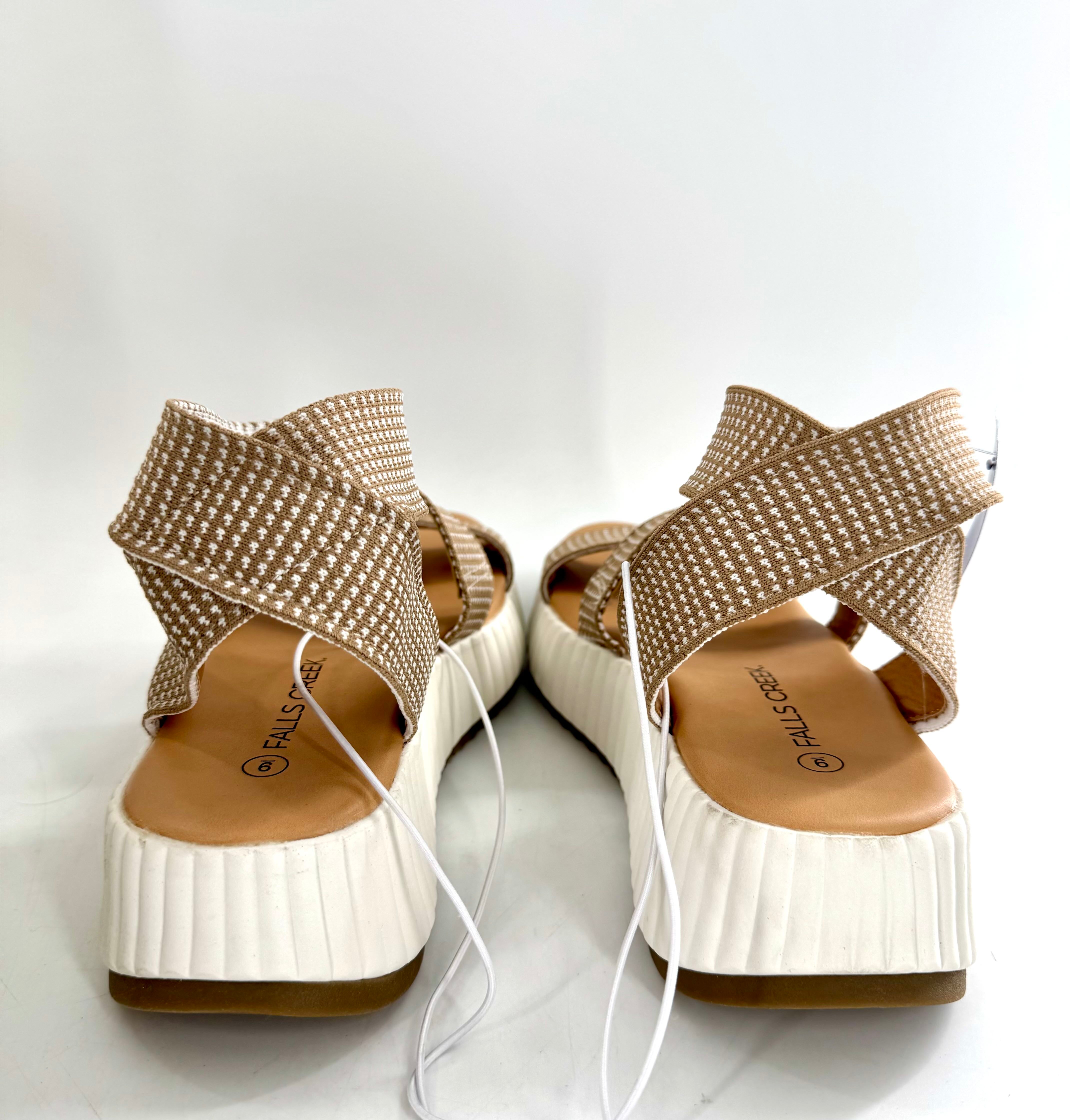9 ankle strap platform sandal