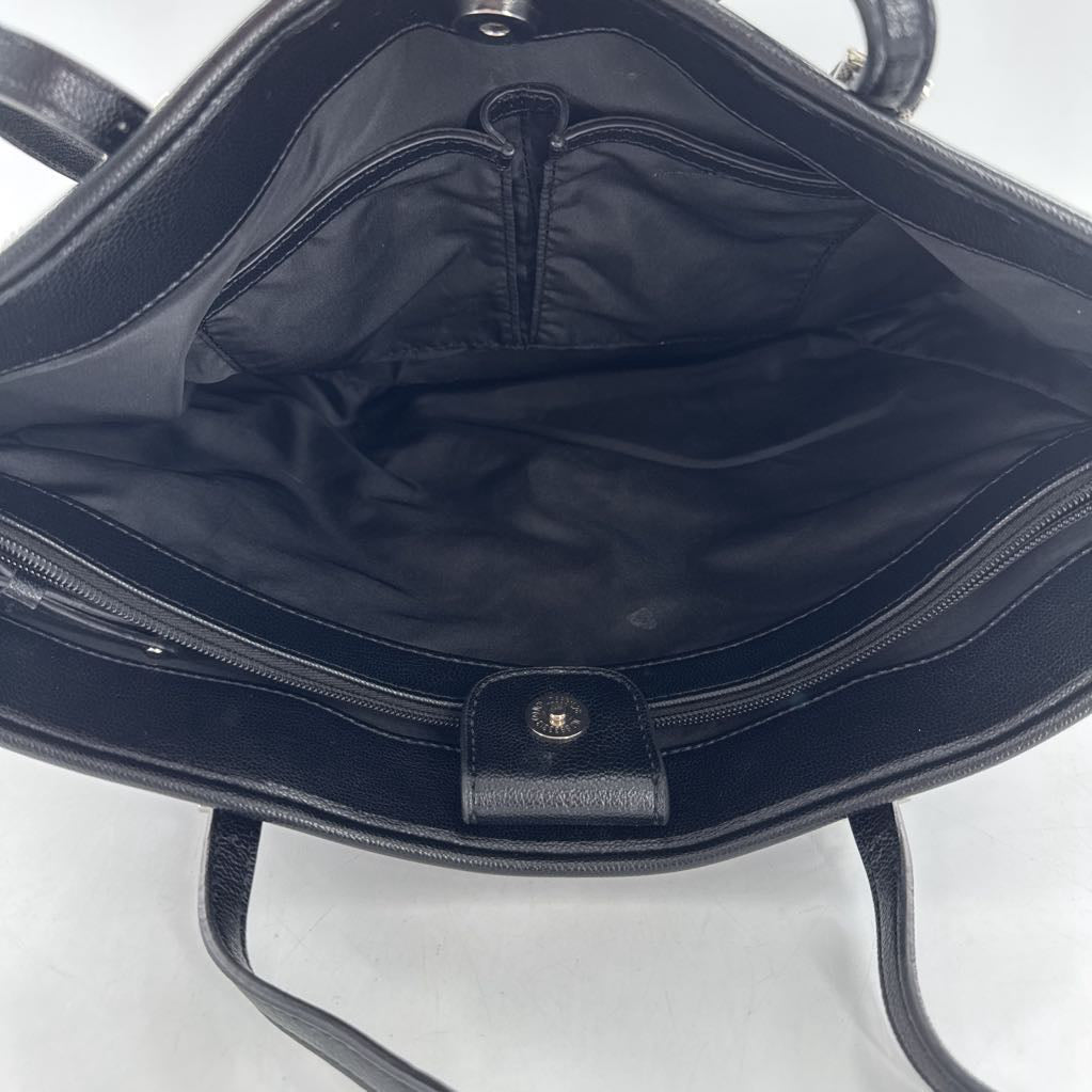 mixed media shoulder bag