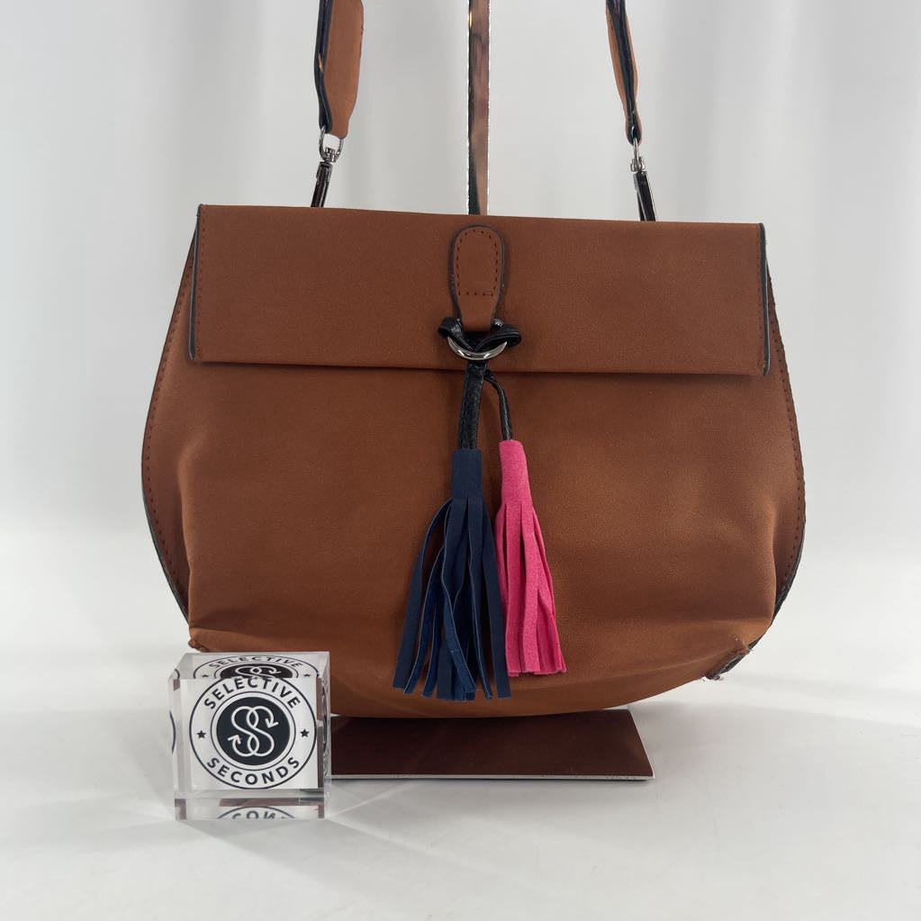 tassel multicolor strap purse