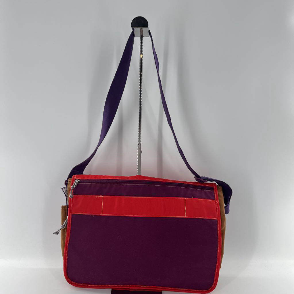 multi color laptop messenger bag