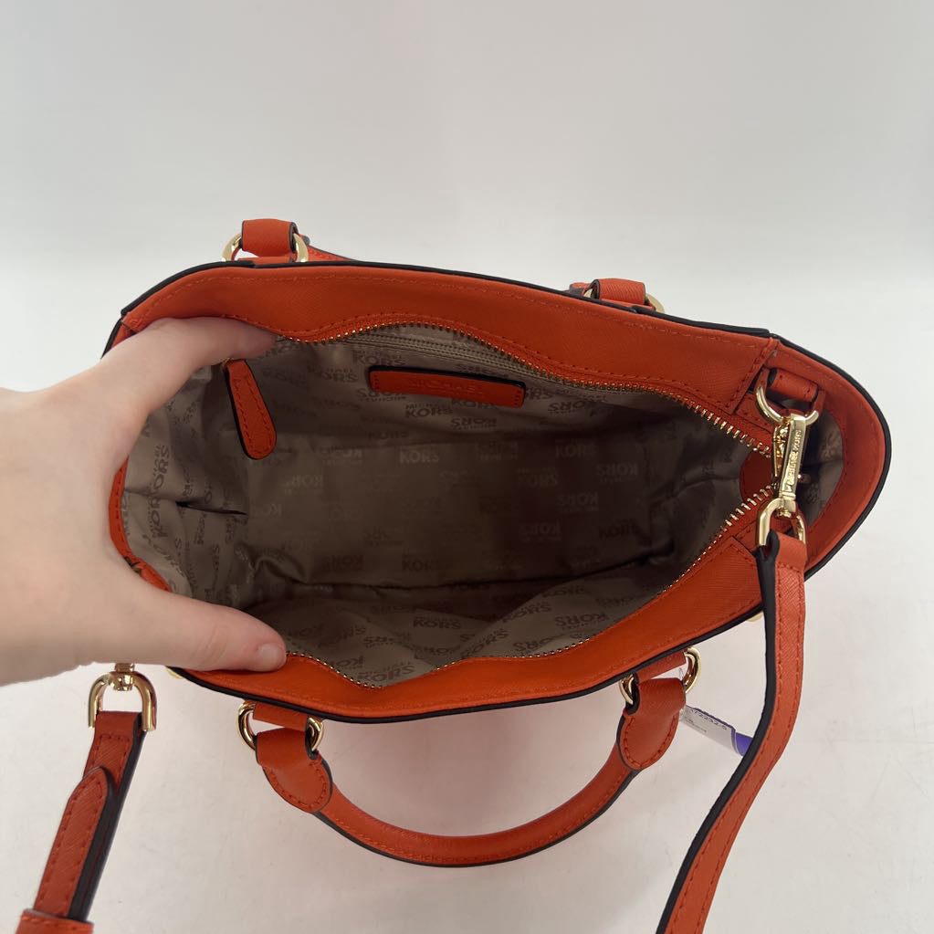 studded footed satchel