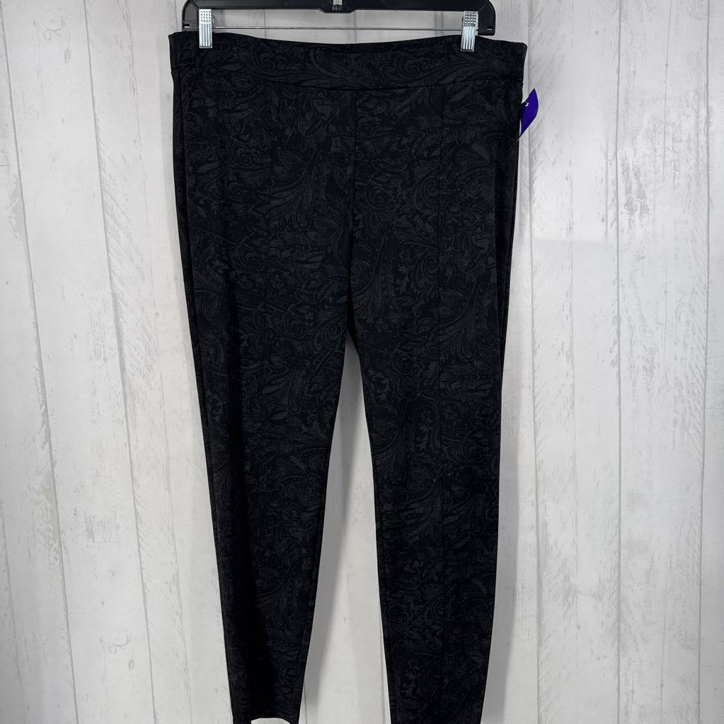 XL paisley print pull-on pant