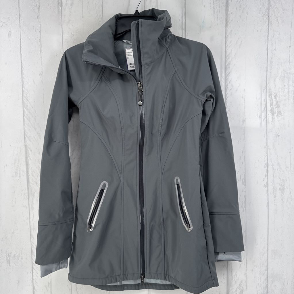 XXS nylon full-zip jacket