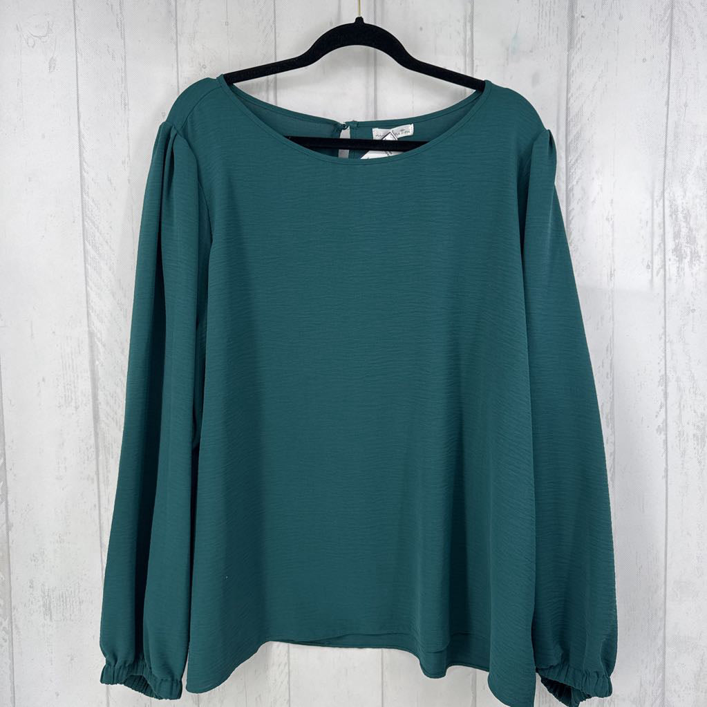 3X textured l/s top