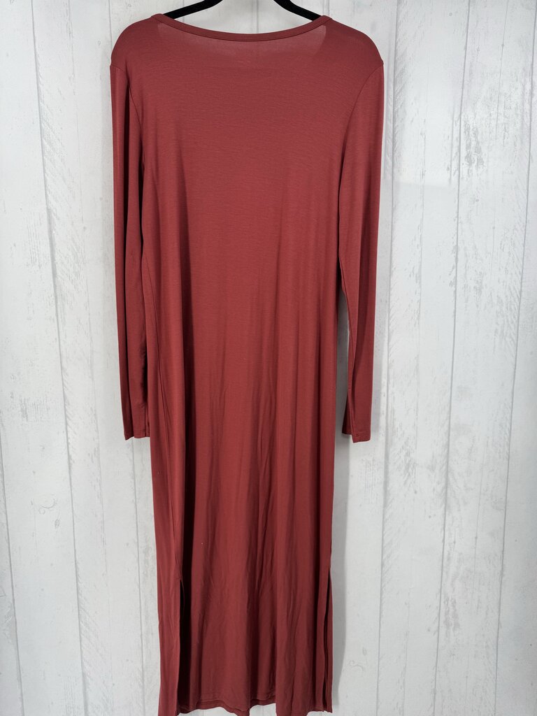 M scoop neck l/s dress