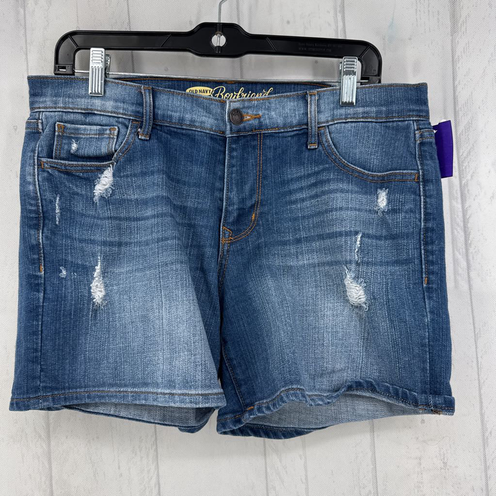 8 denim shorts