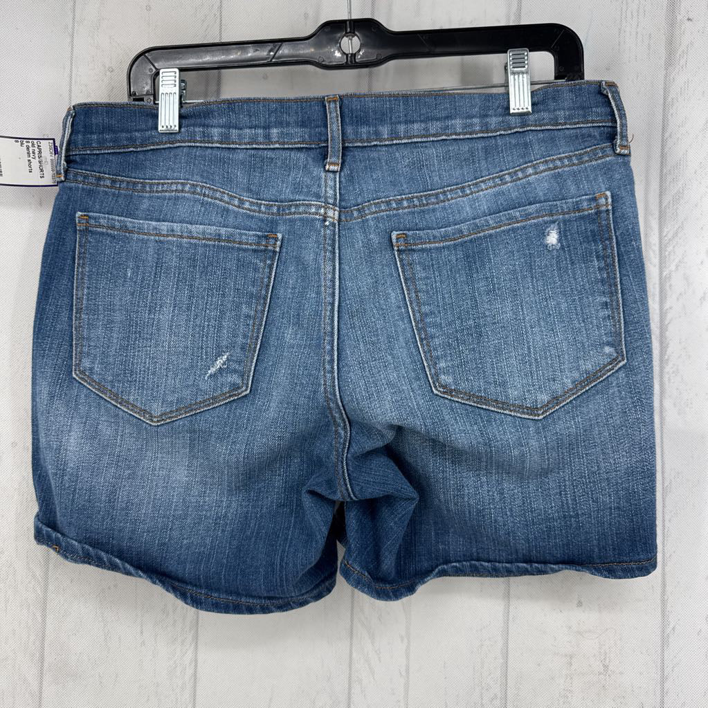 8 denim shorts