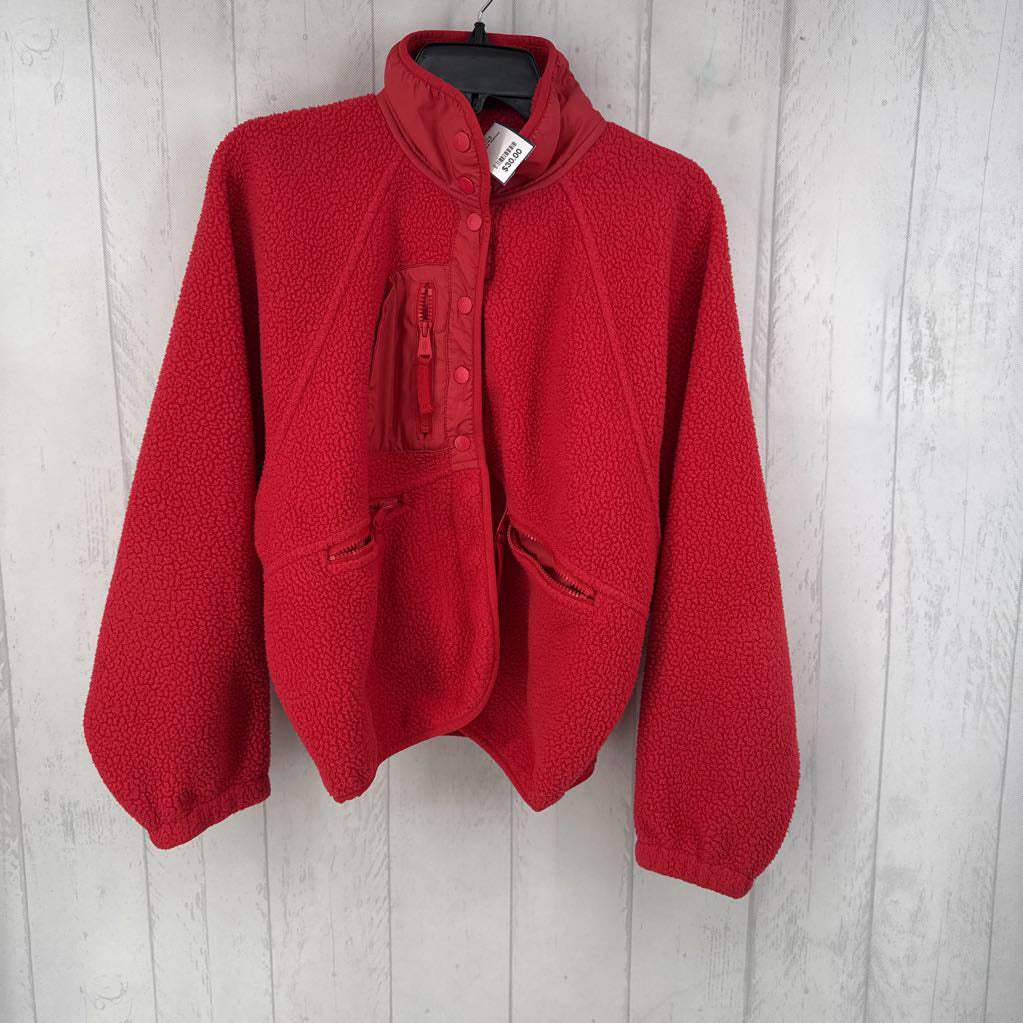 Sp sherpa button down jacket