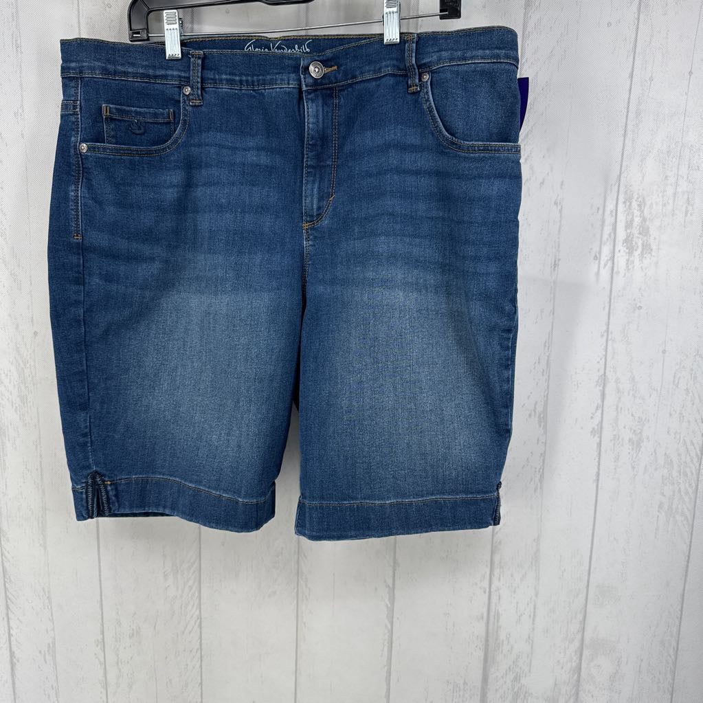 16w denim shorts