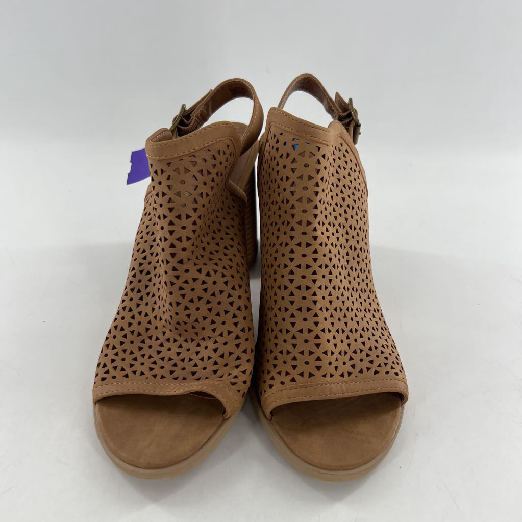 11 open toe sling back ankle boots