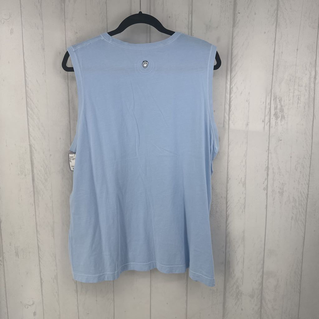 XXL palm tree graphic tank