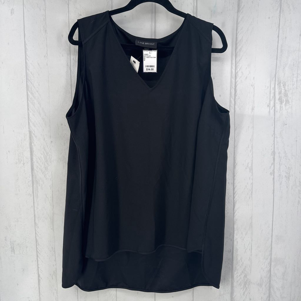 20 v-neck hi-lo tank