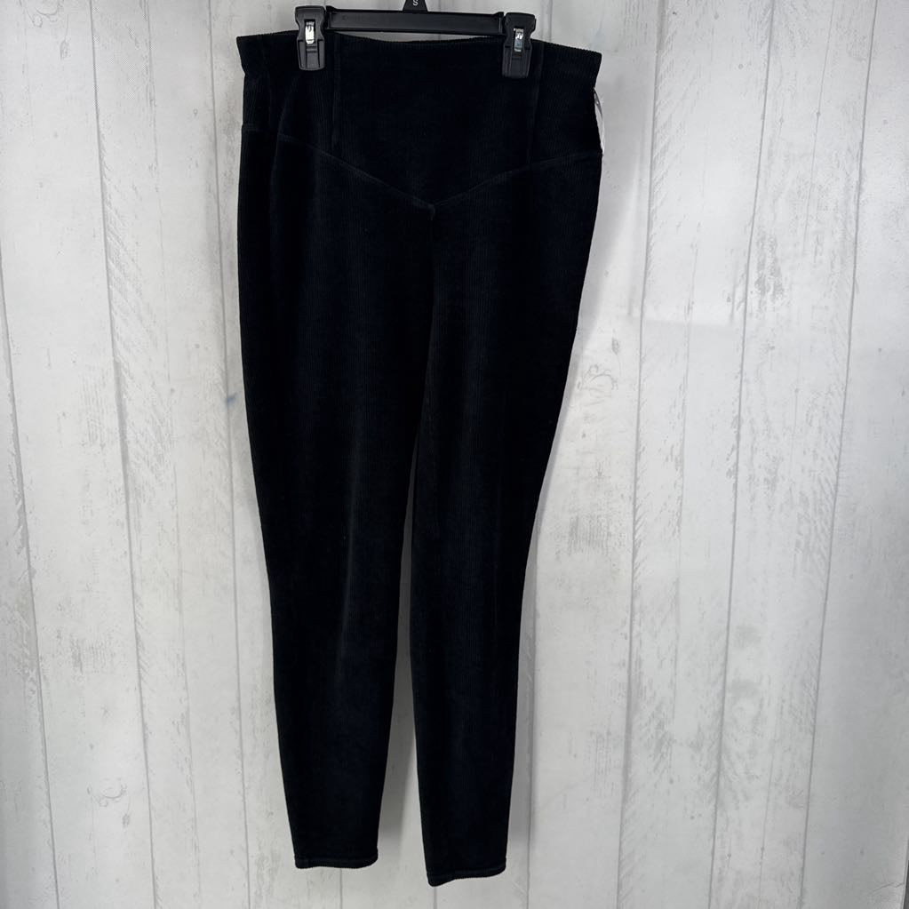 L velour ribbed leggings