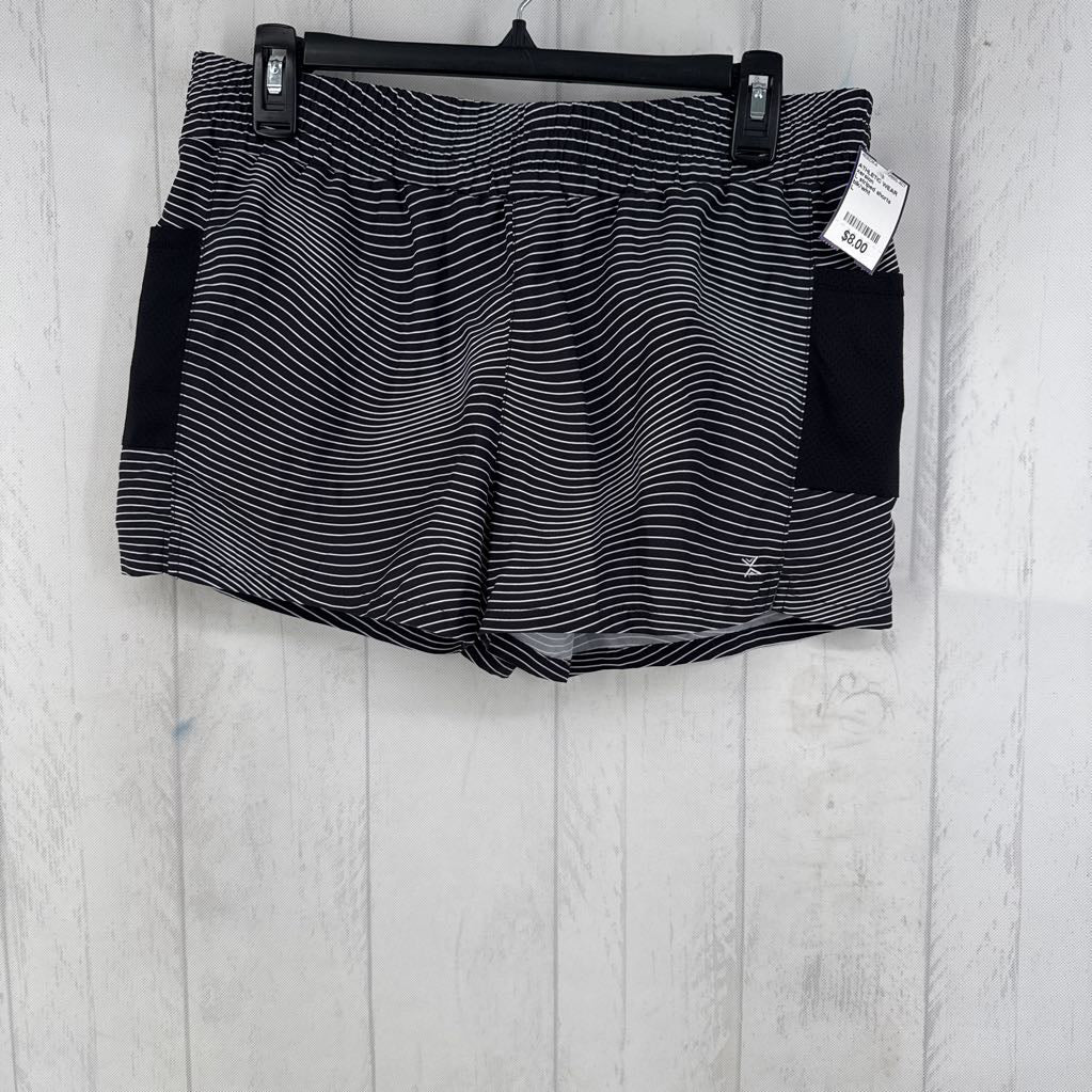 L striped shorts