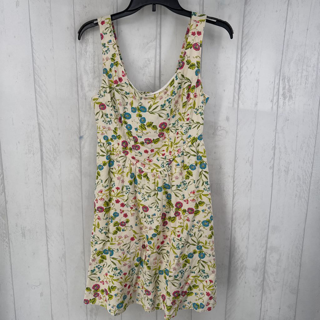S flo print slvls dress