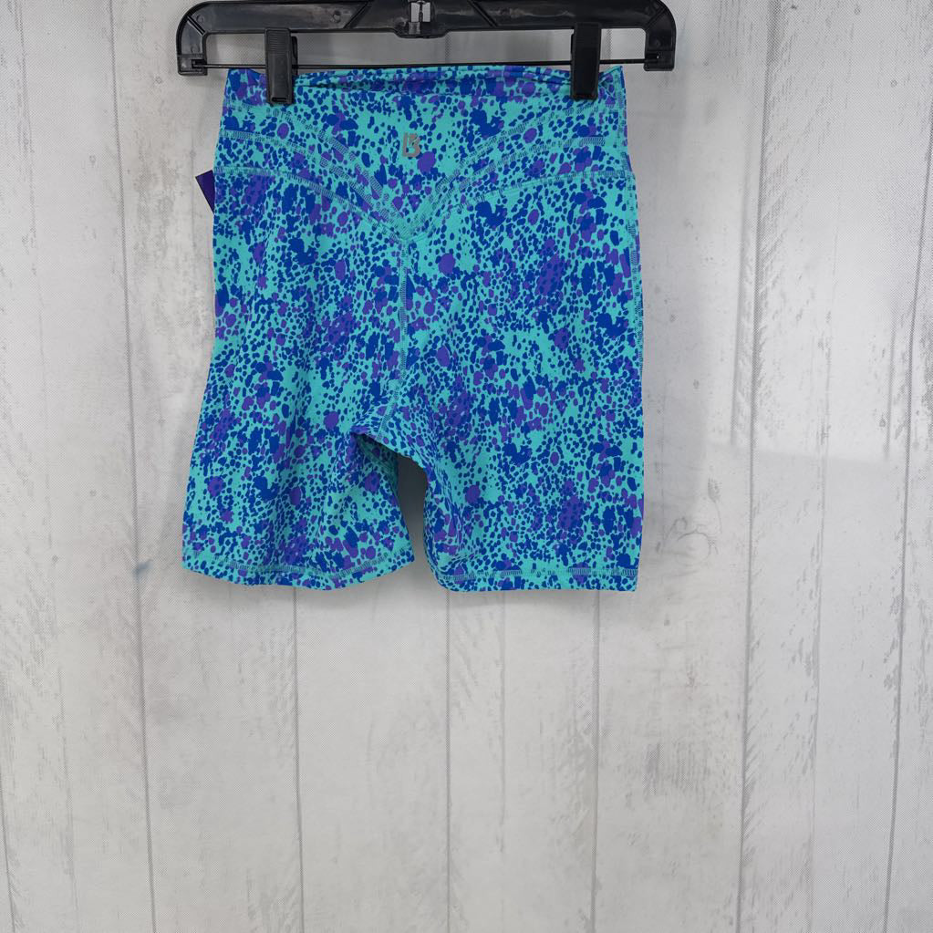 S printed compression shorts