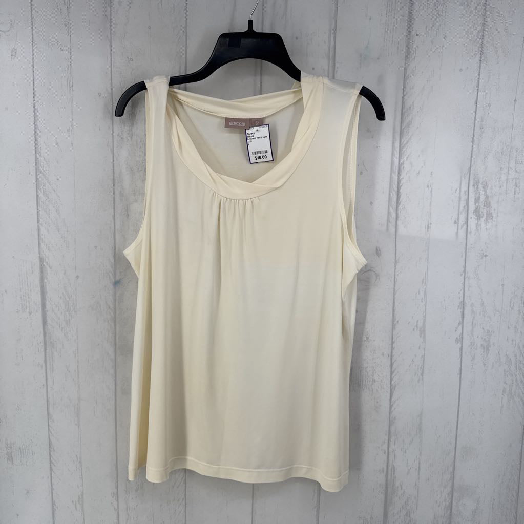 L scoop neck tank