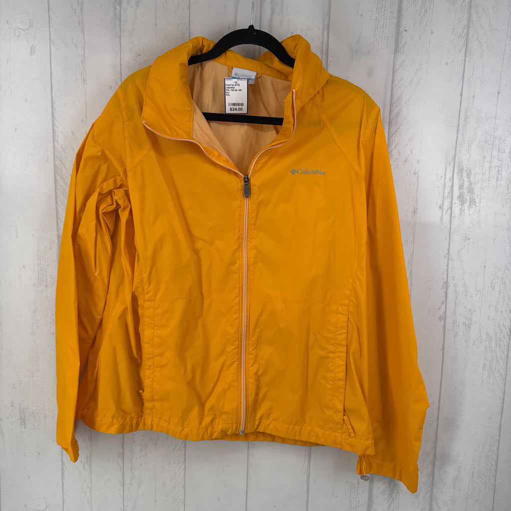 XXL full-zip rain jacket