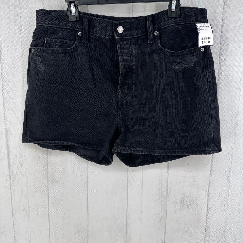 10 hi-rise denim shorts