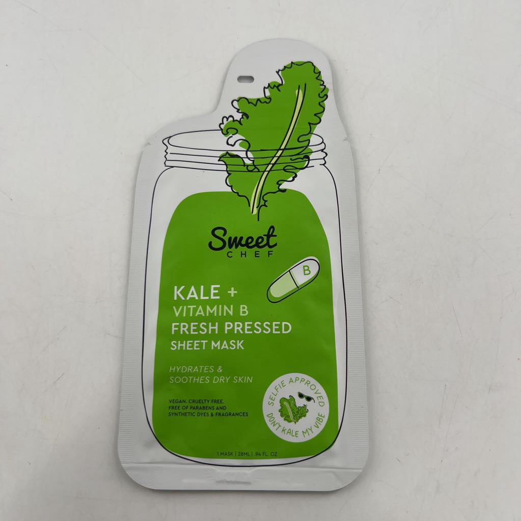 kale & vitamin B sheet mask