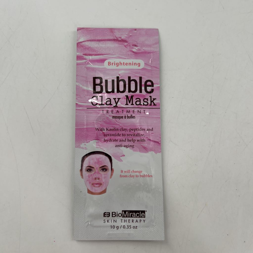 bubble clay mask