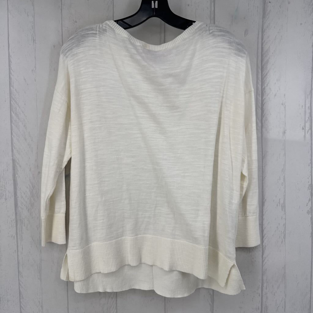 S elbow slv scoop neck sweater