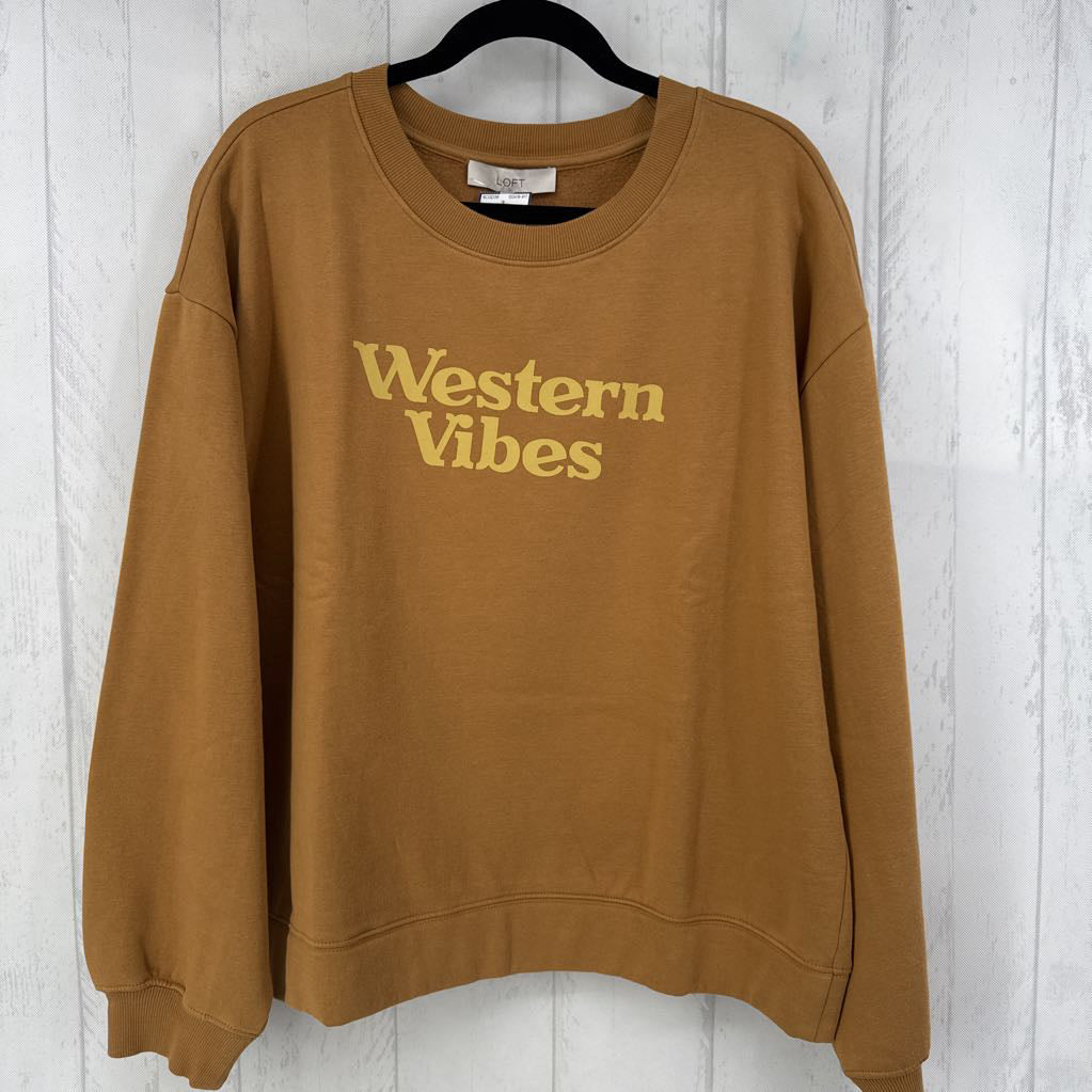 L crewneck sweatshirt (western vibes)