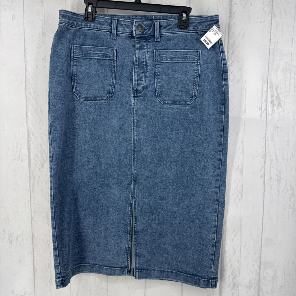 16 jean skirt